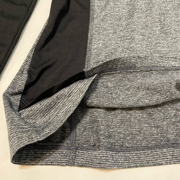 Women's Black/Gray Danskin Now Track Jacket Running Gym Athletic Half Zip Top M - Picture 6 of 11